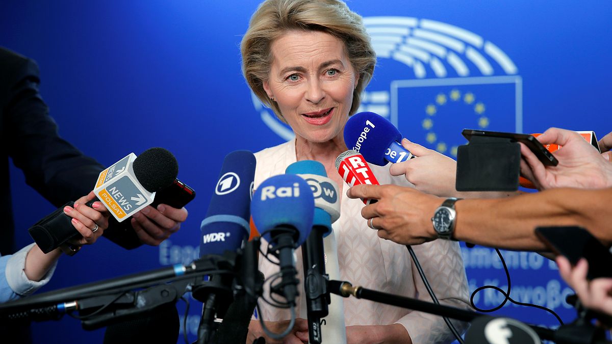Ursula von der Leyen sollicite les euro-députés à Strasbourg