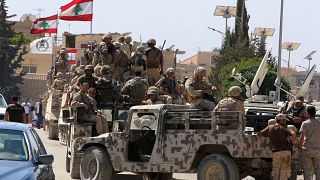 Lübnan ordusuna mensup askerler