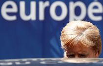 La chancelière allemande quitte le sommet européen, suspendu jusqu'à ce mardi. Bruxelles, le 01/07/2019