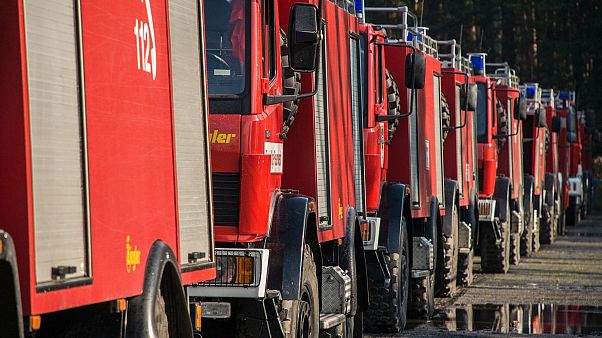 Waldbrand in Mecklenburg-Vorpommern weitet sich aus - Evakuierungen Waldbrand in Mecklenburg-Vorpommern weitet sich aus - Evakuierungen