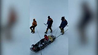 Спасение альпинистов на Эльбрусе