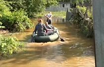 Hochwasser in Sibirien