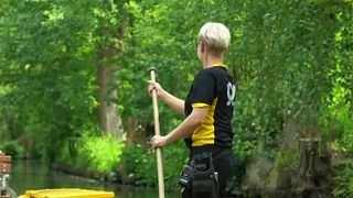 Watch: Postwoman in Germany makes all of her deliveries by boat