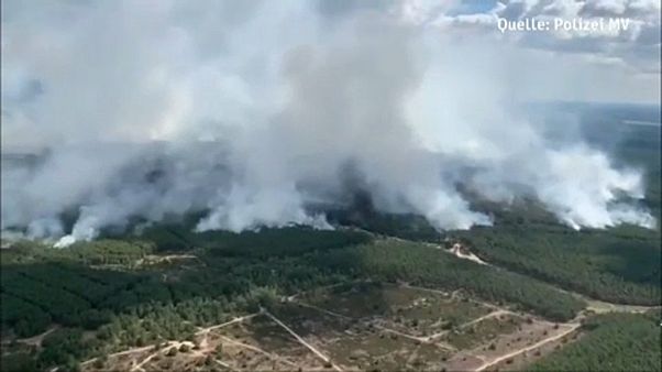 Μεγάλη φωτιά στη Γερμανία Μεγάλη φωτιά στη Γερμανία