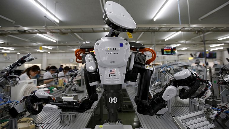 Robots are already deployed on the assembly line by industrial concerns. Robots are already deployed on the assembly line by industrial concerns.