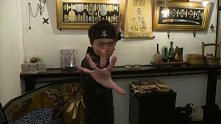 Watch: Ninja-themed cafe opens in Japan