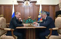  Rusya Devlet Başkanı Vladimir Putin ile Savunma Bakanı Sergey Şoygu