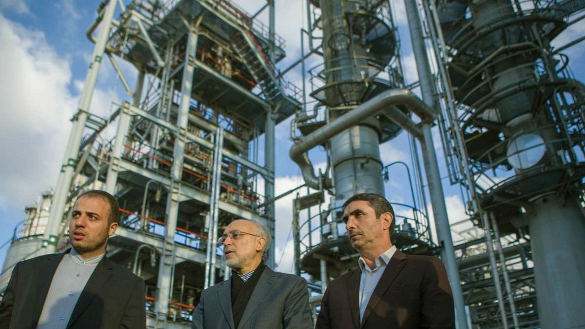 سفر رئیس سازمان انرژی اتمی ایران به اراک، عکس خبرگزاری ایرنا 
