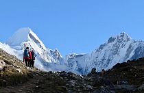 Tonnes of trash have accumulated on the slopes of the world's highest peak