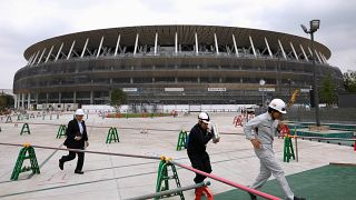 Készül a tokiói olimpiai stadion