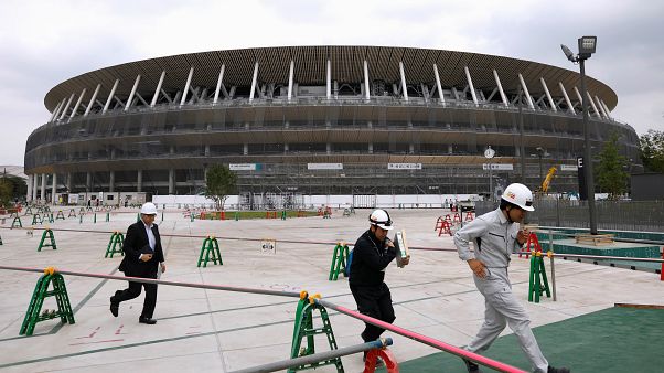 Készül a tokiói olimpiai stadion Készül a tokiói olimpiai stadion