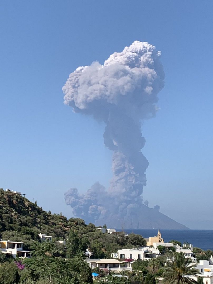 Italy Volcano Eruption On Island Of Stromboli Evacuations Begin