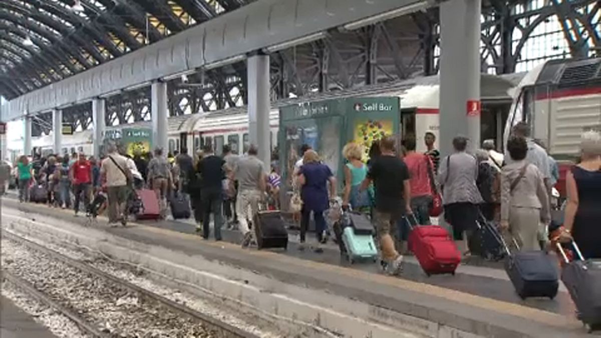 Hetekig nem járnak vonatok a Párizs-Milánó vonalon