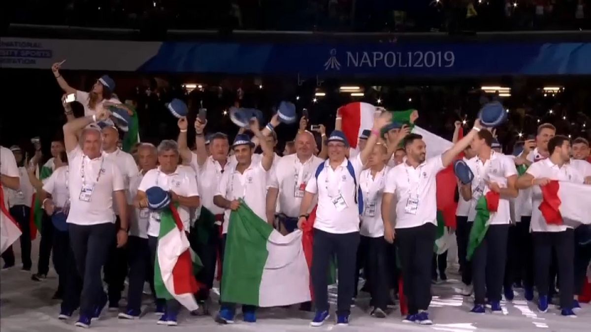 Napoli 2019, Mattarella dà il via ai giochi olimpici universitari