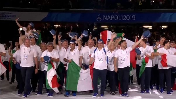 Napoli 2019, Mattarella dà il via ai giochi olimpici universitari Napoli 2019, Mattarella dà il via ai giochi olimpici universitari