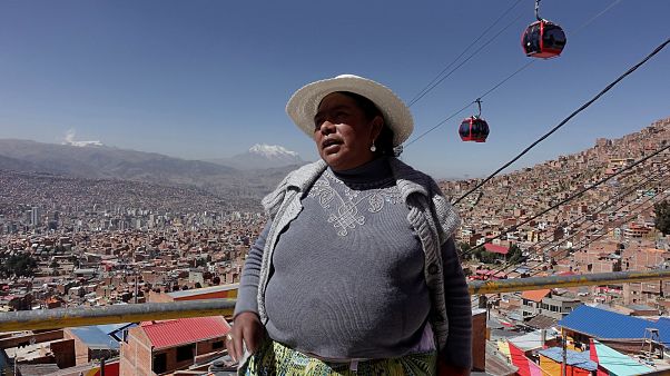 Tomasa, líder de la Revolución de los Colores de La Paz Tomasa, líder de la Revolución de los Colores de La Paz