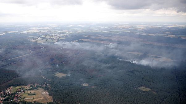 Waldbrand: Keine Entwarnung in Lübtheen Waldbrand: Keine Entwarnung in Lübtheen