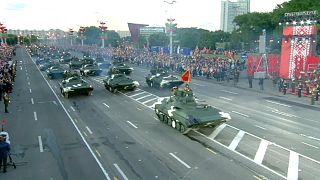 الاحتفال بالاستقلال البيلاروسي في مدينة مينسك