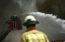 Großbrand im Dong Xuan Center in Berlin