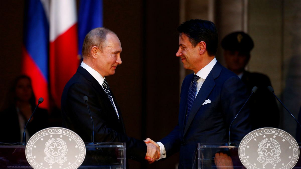 پوتین: ایتالیا رابطه روسیه و اتحادیه اروپا را ترمیم کند