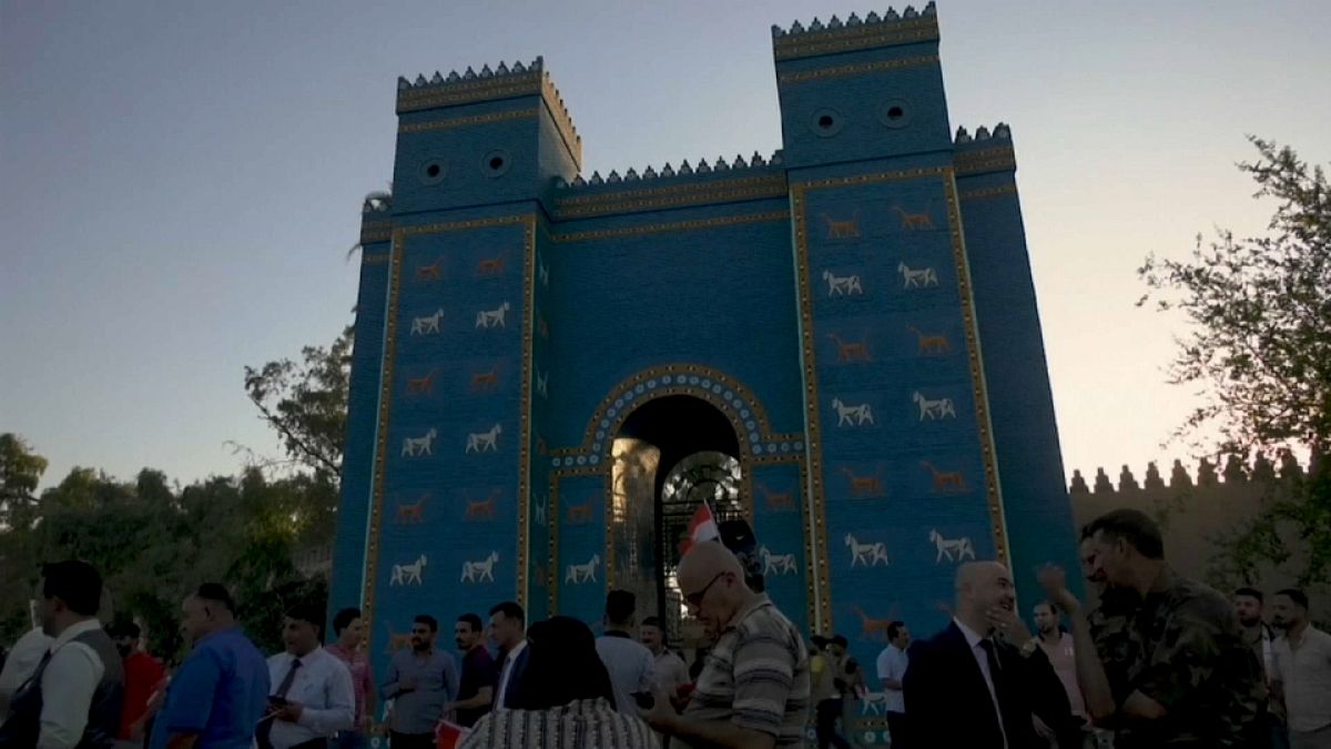 شاهد: اليونسكو تدرج موقع بابل الاثري في العراق في قائمة التراث العالمي
