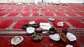 عکس تزئینی و مربوط به انفجاری در مسجدی در کابل در ۲۴ ماه مه سالجاری است