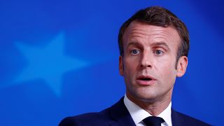 French President Emmanuel Macron in Brussels, Belgium, July 2, 2019.