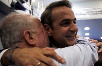 Greek elections: Conservatives win power from Syriza