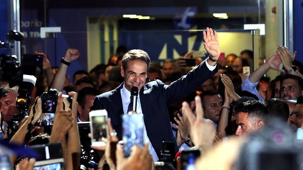 Kyriakos Mitsotakis vence eleições legislativas na Grécia Kyriakos Mitsotakis vence eleições legislativas na Grécia