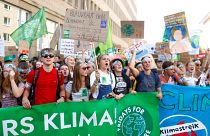 Alman iklim aktivistlerinden "Gelecek için 5 gün" eylemi