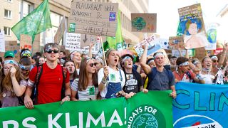 Alman iklim aktivistlerinden "Gelecek için 5 gün" eylemi