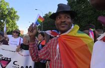Homosexual y migrante del Aquarius, Alain marcha con orgullo en Madrid