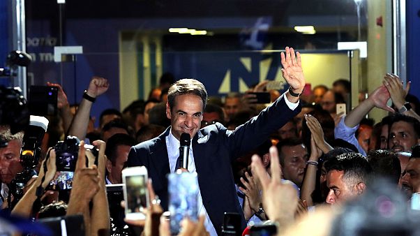 رئيس الوزراء اليوناني المنتخب كيرياكوس ميتسوتاكيس رئيس الوزراء اليوناني المنتخب كيرياكوس ميتسوتاكيس