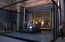 Rembrandt: iniziato il restauro show della "Ronda di notte"