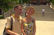 Киевляне на курорте Санья