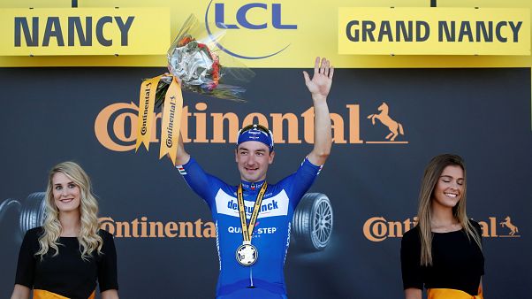 Elia Viviani s'offre un premier succès sur le Tour Elia Viviani s'offre un premier succès sur le Tour