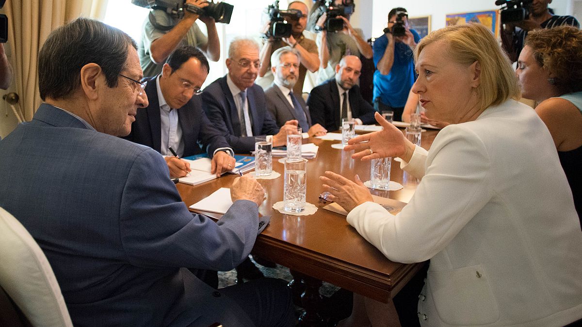 ΠτΔ – Συνάντηση με Elizabeth Spehar - Οικία Προέδρου Δημοκρατίας, Λεμεσός, Κύπρος