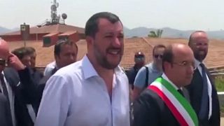 Italy's Matteo Salvini live broadcasts closure of one of Europe's largest migrant centres