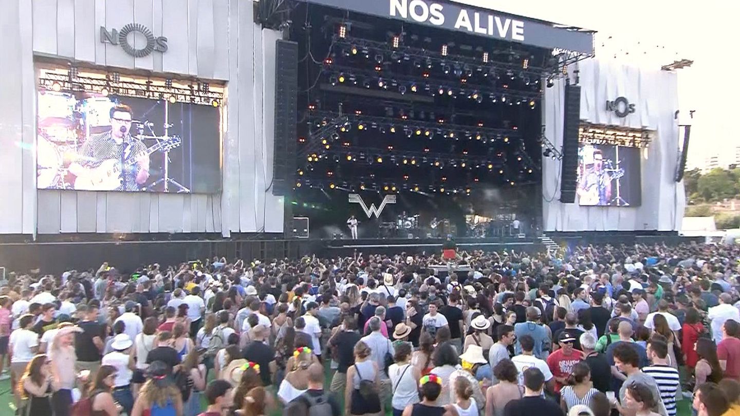 150 000 Besucher Beim Nos Alive Festival In Portugal Euronews