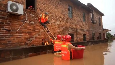 China: Große Schäden durch Überschwemmungen