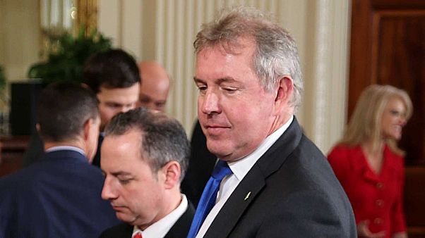 Kim Darroch à la Maison Blanche, le 27 janvier 2017 Kim Darroch à la Maison Blanche, le 27 janvier 2017