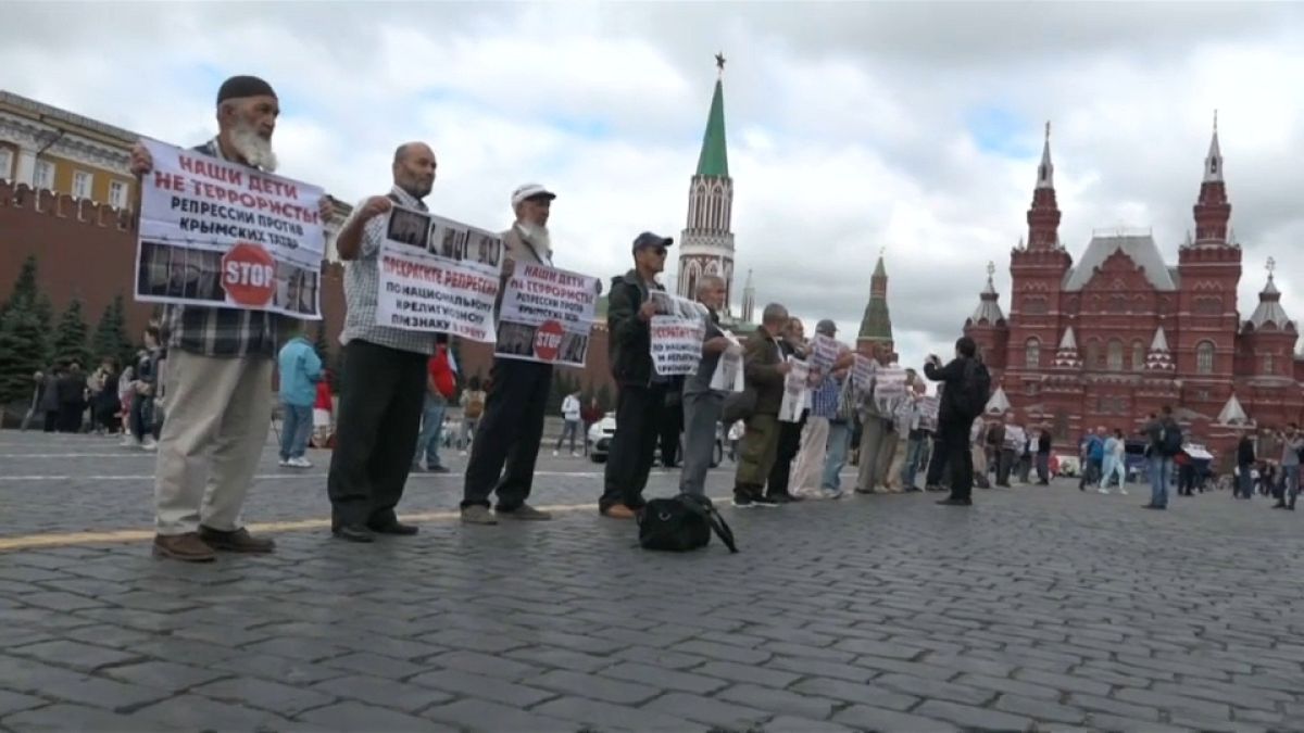 В Москве прошла акция в поддержку крымских татар
