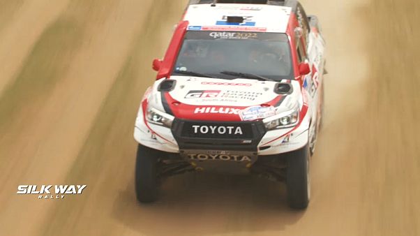Quarta etapa do Rali Rota da Seda: vitória dupla para a Toyota e tripla para a MAZ Quarta etapa do Rali Rota da Seda: vitória dupla para a Toyota e tripla para a MAZ