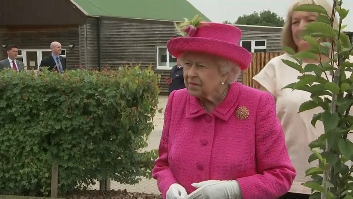 Watch: Queen insists she is 'more than capable' of planting tree on her own