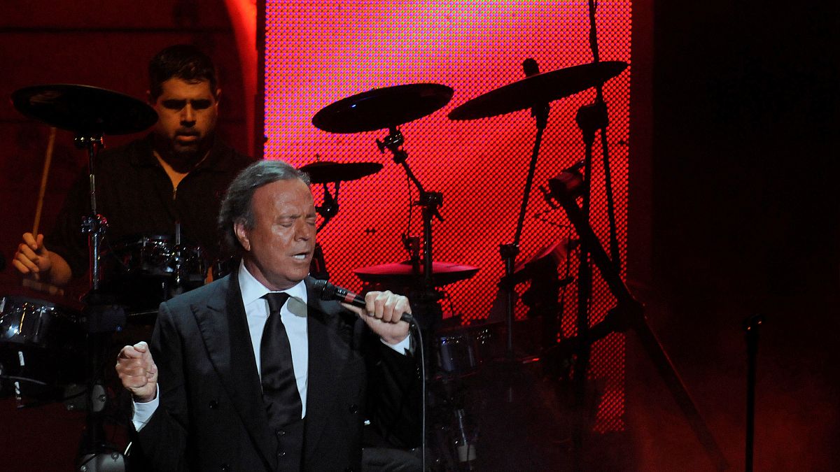 Spanish singer Julio Iglesias performing on December 28, 2012. 