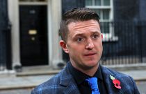 Far right activist Stephen Yaxley-Lennon, who goes by the name Tommy Robinson on November 6, 2018.