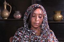 ماهي أبا يزيد، إحدى المحتجات التي تعرضت للضرب سابقاً