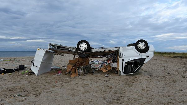 Forte tempestade atinge o norte da Grécia Forte tempestade atinge o norte da Grécia