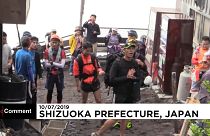 شاهد: إعادة فتح ثلاثة طرق لمتسلقي الجبال في اليابان