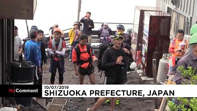 Heiliger Berg Fuji in Japan: Klettersaison eröffnet